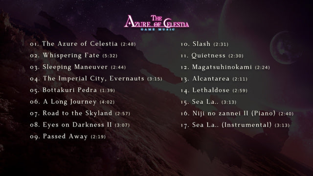 Tracklist
