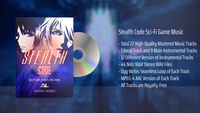 stealth code sci-fi game music features